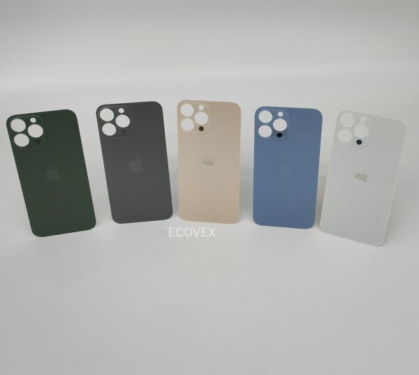 iPhone 13 Pro Max Backcover Akkudeckel ohne Kleber Graphit Gold Silber Sierrablau Alpingrün