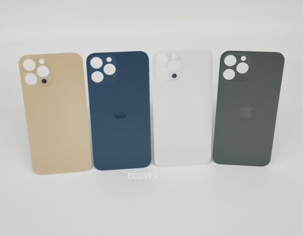 iPhone 12 Pro Max Backcover Akkudeckel ohne Kleber Silber Graphit Gold Pazifikblau