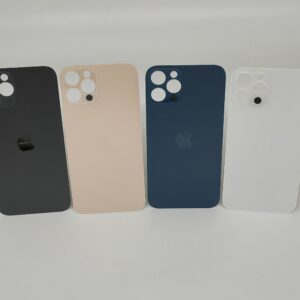 iPhone 12 Pro Backcover Akkudeckel ohne Kleber Silber Graphit Gold Pazifikblau