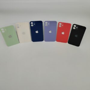 iPhone 12 Backcover Akkudeckel ohne Kleber Violett Blau Grün Rot Weiß Schwarz