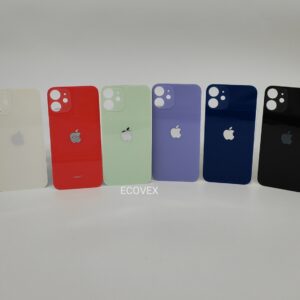 iPhone 12 mini Backcover Akkudeckel ohne Kleber Violett Blau Grün Rot Weiß Schwarz