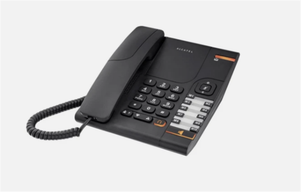 Alcatel Temporis 380 – Schnurgebundenes Tischtelefon – Schwarz