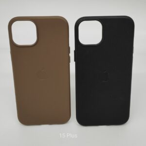 iPhone 15 Plus Hülle Leder Case MagSafe kompatibel Schutz Case stoßfest