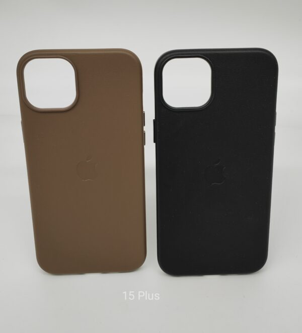 iPhone 15 Plus Hülle Leder Case MagSafe kompatibel Schutz Case stoßfest